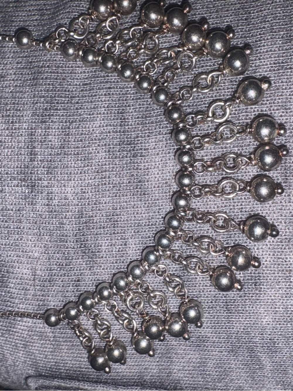 Sterling silver 925 made in Italy VTG intricate dangle balls Necklace - Picture 9 of 11